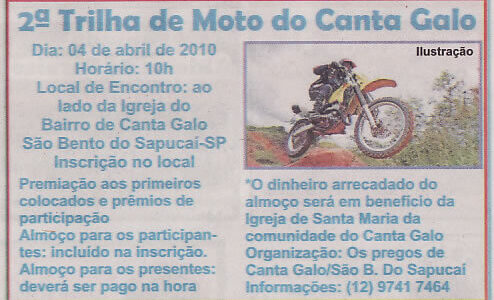 2ª Trilha do Canta Galo