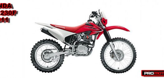 Honda divulga a primeira foto da CRF 230F 2011
