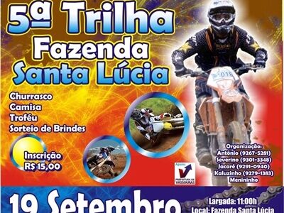 5º Trilha Fazenda Santa Lucia