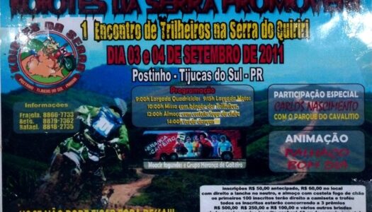 1º Encontro de Trilheiros da Serra do Quiriri
