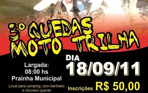 3º Quedas Moto Trilha