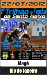 1° Trilhao da Festa de Santo Aleixo